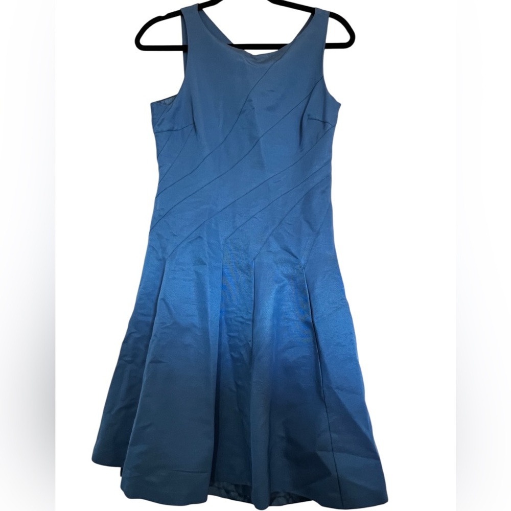 Reiss Blue Sleeveless Midi Dress
